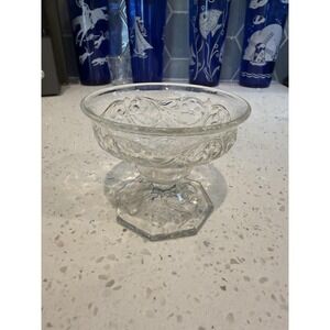 McKee Rock Crystal Clear Low Sherbet Bowl  EAPG Depression Glass